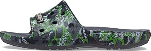 Сандалии Crocs Unisex с графикой Minecraft и местом для 13 чармов Crocs