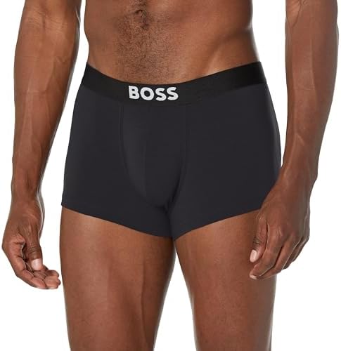 BOSS Men's Solid Trunk with Bold Logo BOSS