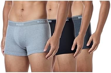 BOSS Men's Classic Cotton 3 Pack Boxer Briefs BOSS