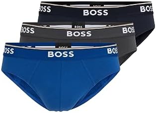 BOSS Men's Stretch Cotton 3 Pack Briefs Boss