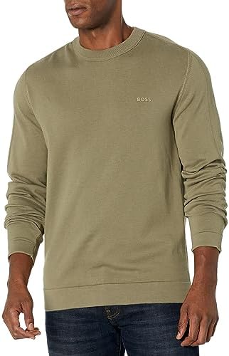 BOSS Men's Organic Knit Cotton Sweater BOSS