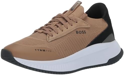 BOSS Men's Modern Knit Structure Running Sneaker Boss