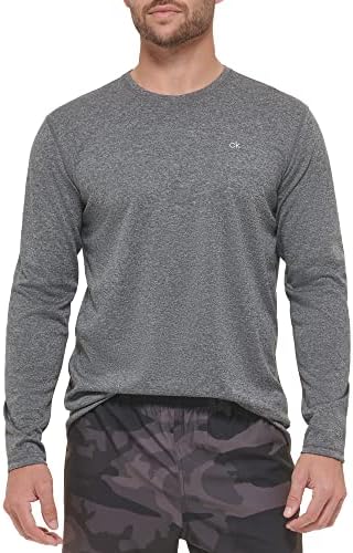 Calvin Klein Men's Standard UPF 40+ Long Sleeve Quick Dry Swim Shirt Calvin Klein