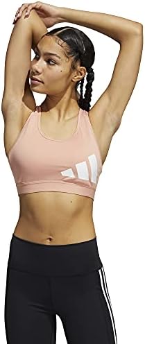 adidas Women's Believe This Medium-Support Workout Logo Bra Adidas