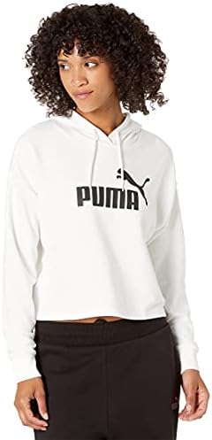 PUMA Women's Essentials Cropped Logo Fleece Hoodie PUMA