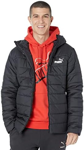 PUMA Men's Essentials Hooded Padded Jacket PUMA