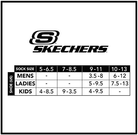 Skechers Girls' 6 Pack Low Cut Socks SKECHERS