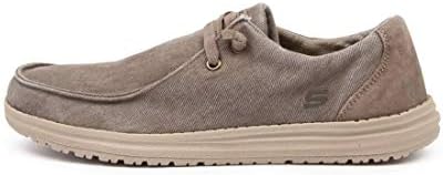 Skechers Men's Melson-Raymon Canvas Slip on Moccasin SKECHERS