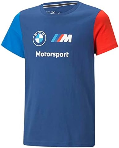 PUMA Kids' BMW M Motorsport Essentials Logo Tee Puma