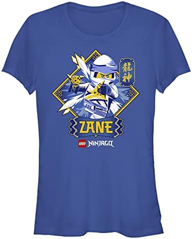 Fifth Sun Women's Lego Ninjago Zane Badge Junior's Short Sleeve Tee Shirt FIFTH SUN