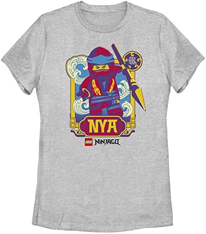 Fifth Sun Lego Ninjago NYA Badge Women's Short Sleeve Heather Tee Shirt FIFTH SUN