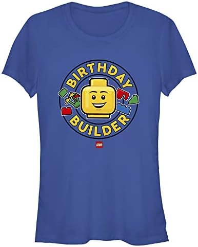 Fifth Sun Women's Lego Iconic Birthday Builder Junior's Short Sleeve Tee Shirt FIFTH SUN