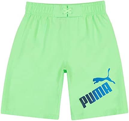 PUMA Boys' Gradient Number One Logo Swim Trunks PUMA