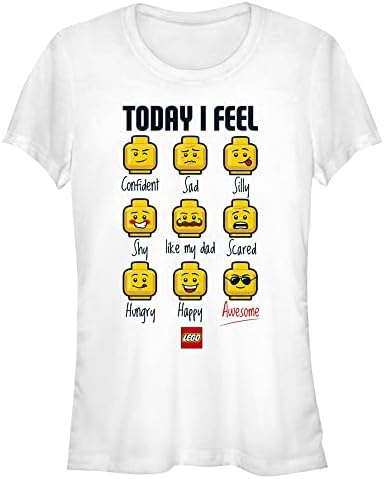 Fifth Sun Women's Iconic Expressions of Lego Guy Junior's Short Sleeve Tee Shirt FIFTH SUN