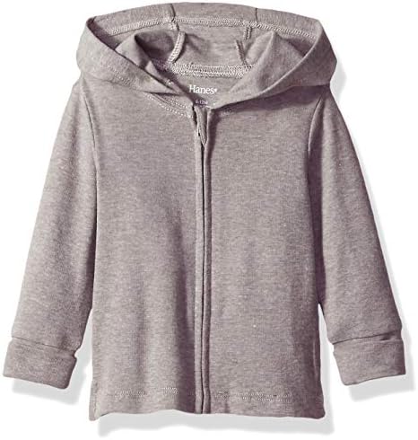 Hanes Hoodie, Zippin Soft 4-Way Stretch Knit Long Sleeve, Babies and Toddlers Hanes