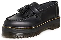 Dr. Martens Unisex Adrian Quad Leather Platform Loafers Dr. Martens