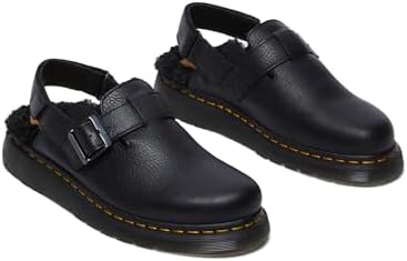 Кожаные мюли Dr. Martens Jorge II с искусственным мехом и регулируемыми ремешками Dr. Martens