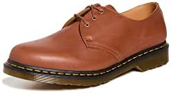 Dr. Martens Men's 1461 Oxford, Saddle Tan Carrara, 10 Dr. Martens