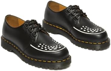 Dr. Martens Унисекс Оксфорды Ramsey из премиальной кожи с EVA-стелькой и жёлтой строчкой Dr. Martens