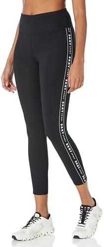 DKNY Women's Hw 7/8 Legging Logo Taping DKNY