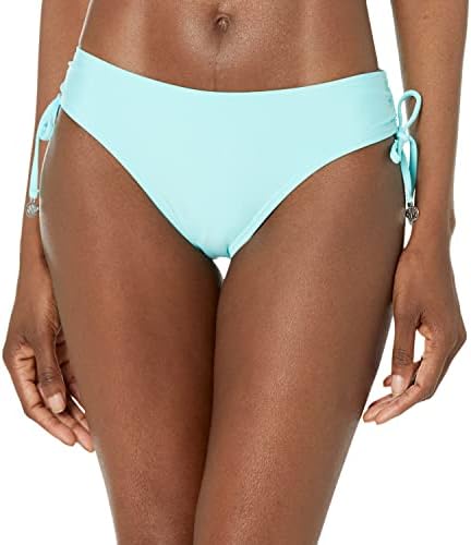 DKNY Women's Mid Rise Full Coverage Bikini Bottom Bathing Suit DKNY