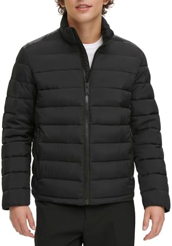 DKNY Mens Light Weight Quilted Puffer Jacket DKNY