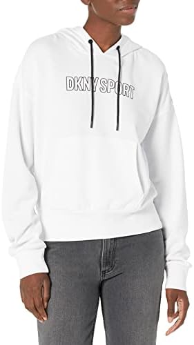 Женское Худи DKNY Relaxed Kanga Pocket Logo DKNY