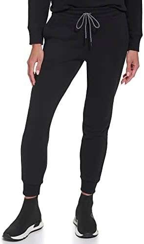 DKNY Women's Sport Fleece Jogger Sweatpant with Pockets DKNY