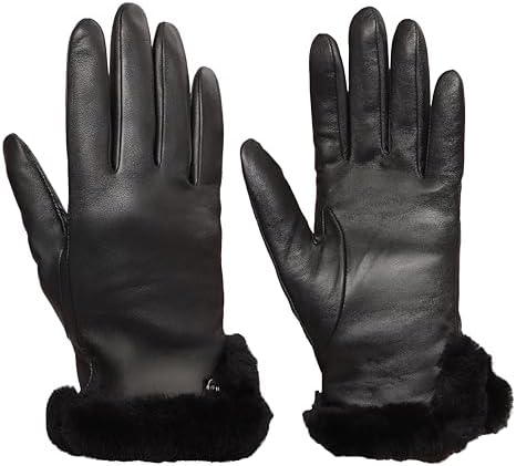 UGG Women's Leather Sheepskin Vent Gloves Ugg