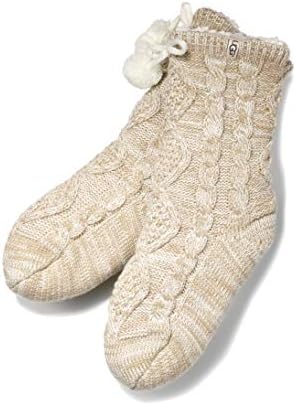 UGG Women's Pom Pom Fleece Lined Crew Sock Ugg