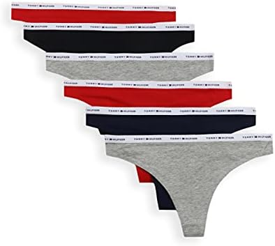 Tommy Hilfiger Women's Cotton Thong Underwear - 6 Pack Tommy Hilfiger