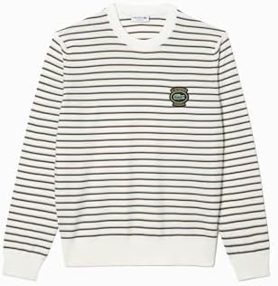 Lacoste Men's Long Sleeve Classic Fit Stripe Sweater Lacoste