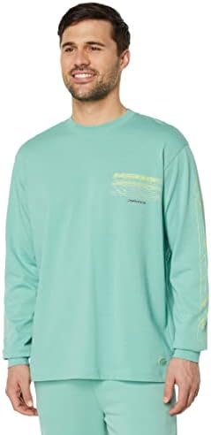 Lacoste Men's Long Sleeve Loose Fit Graphic T-Shirt Lacoste