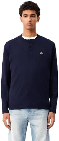 Lacoste Men's Long Sleeved Cotton Jersey T-Shirt Lacoste