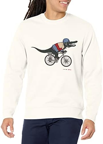 Lacoste Men's X Netflix Organic Cotton Fleece Print Sweatshirt Lacoste