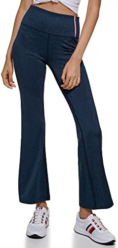 Tommy Hilfiger Women's Yoga Pant Casual Legging High Rise Space Dye Tommy Hilfiger