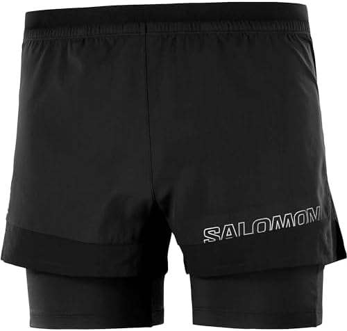 Salomon Men's Cross 2-in-1 Shorts for Trail Running Salomon