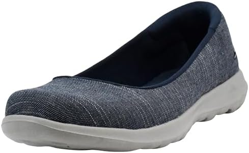 Женские туфли SKECHERS Go Walk Lite - Susie из мягкого денима с удобной застёжкой Skechers