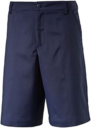 Puma Golf Junior Boys Tech Shorts, X-Small, Peacoat PUMA