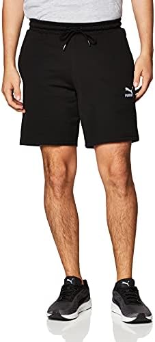 Puma Men's Classics Logo 8” Baby Shorts, Black, X-Large PUMA