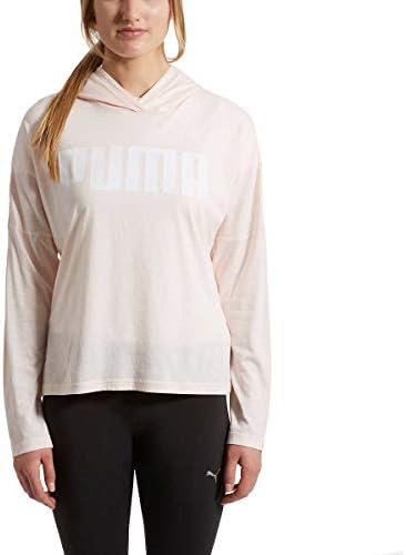 PUMA Ladies' Hooded Tee (Pearl, Medium) PUMA