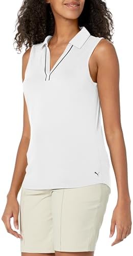 PUMA Women's Cloudspun Piped Sl Polo PUMA