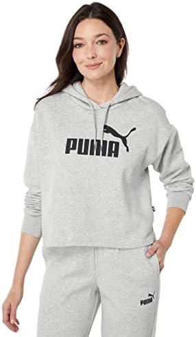 PUMA Women's Essentials Cropped Logo Fleece Hoodie PUMA