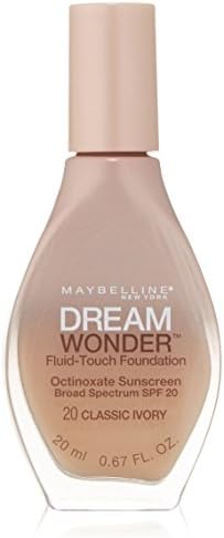 Maybelline New York Dream Wonder Fluid-Touch Foundation, Classic Ivory, 0.67 Fluid Ounce MAYBELLINE