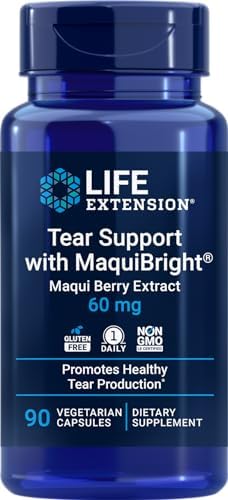 Life Extension Tear Support with MaquiBright, 90 Vegetarian Capsules Life Extension