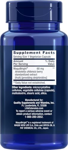 Life Extension Tear Support with MaquiBright, 90 Veg Caps (Pack of 2) Life Extension