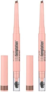 Maybelline Total Temptation Eyebrow Definer Pencil, Soft Brown, 2 Count MAYBELLINE