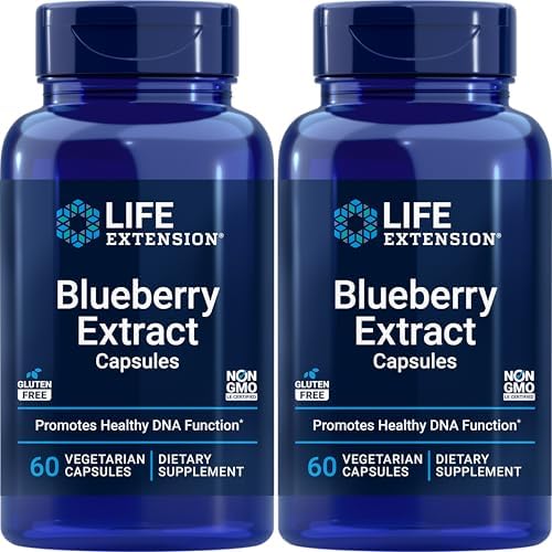 Blueberry Extract 60 VegiCaps (Pack of 2) Life Extension