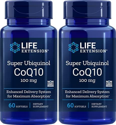 Супер Убихинон CoQ10 100 мг, 60 капсул мягкой оболочки Life Extension