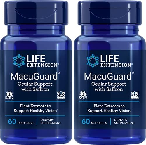 Life Extension Macuguard Ocular Support, 60 Count (Pack of 2) Life Extension